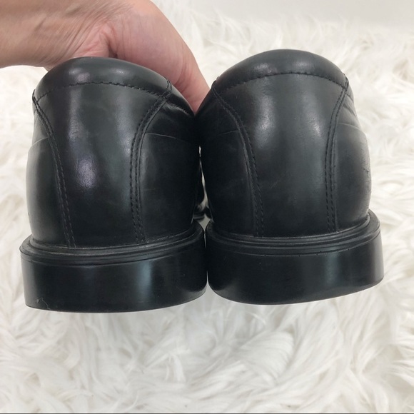 Rockport Mens Hancock Black Leather Loafer Shoes - Picture 5 of 8